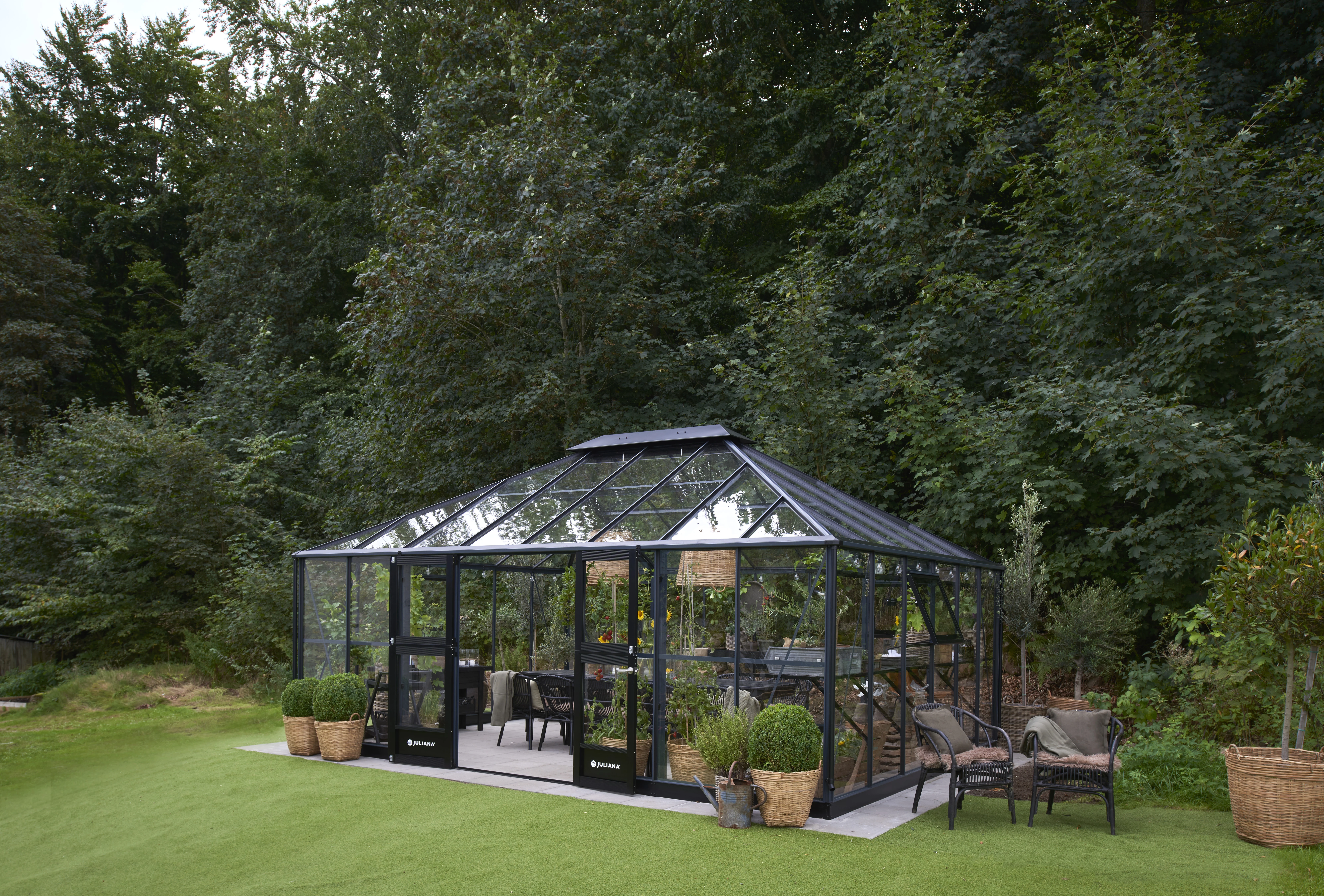 Royal Well Tuinkamer Grand Oase 25,6 m2 Antraciet - Afbeelding 6